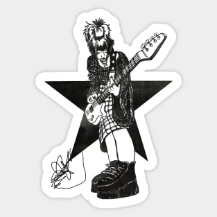 Punk Girl Sticker